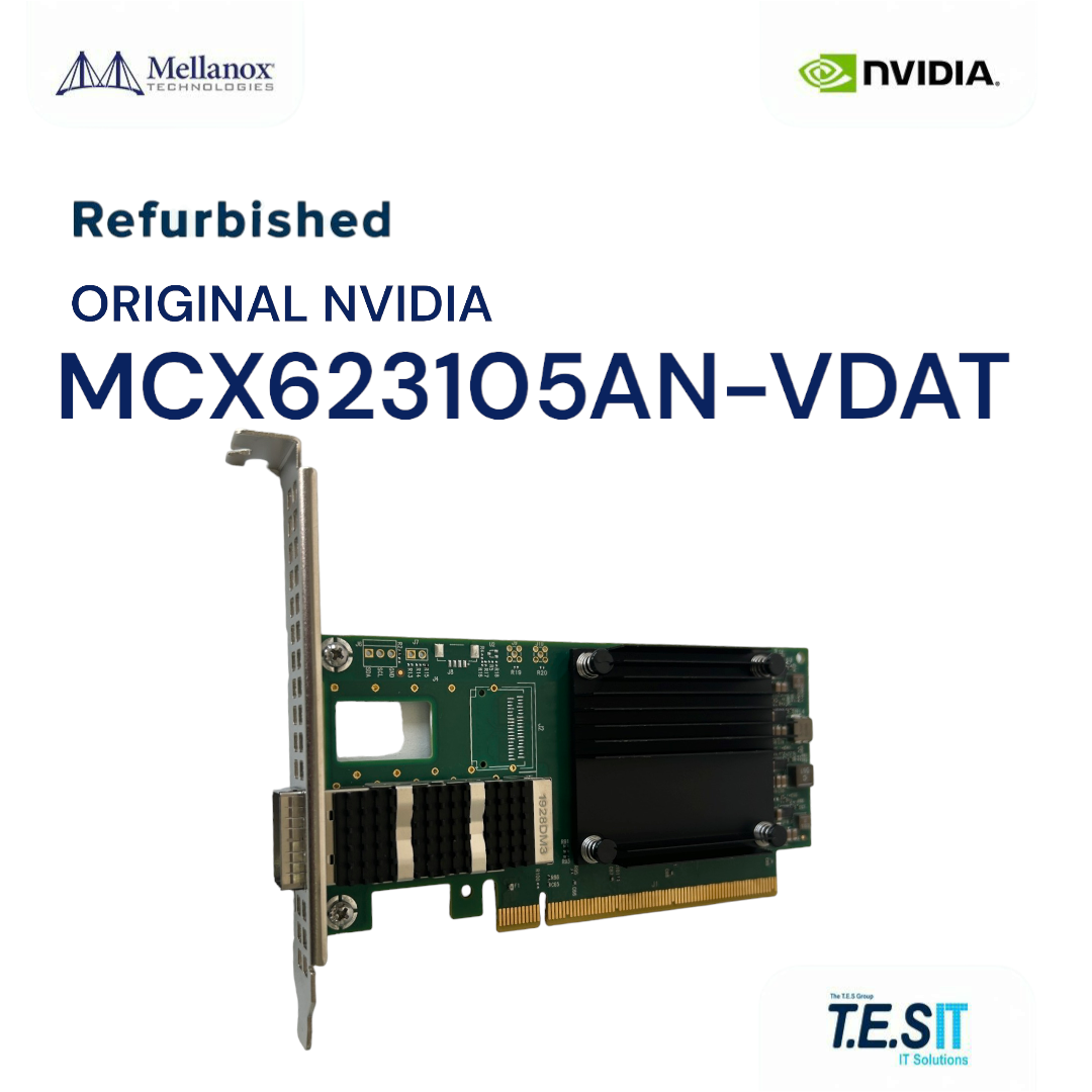 NVIDIA Mellanox® MCX623105AN-VDAT ConnectX-6 Dx Single 200GbE