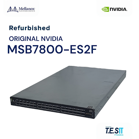 NVIDIA Mellanox® MSB7800-ES2F 100Gb/s InfiniBand 1U Switch