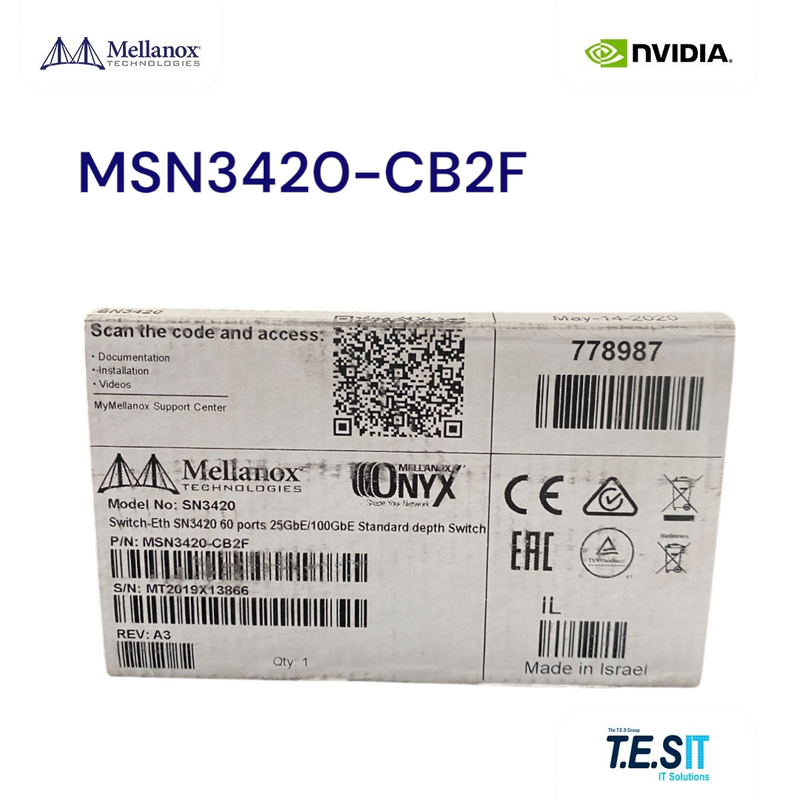 NVIDIA Mellanox® MSN3420-CB2F