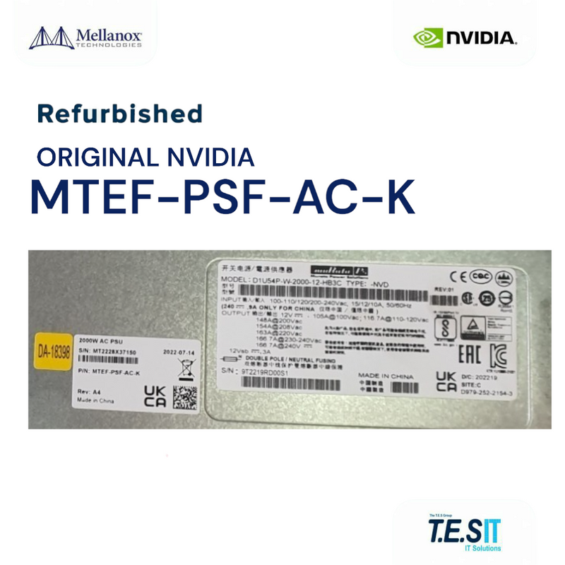 NVIDIA Mellanox® MTEF-PSF-AC-K