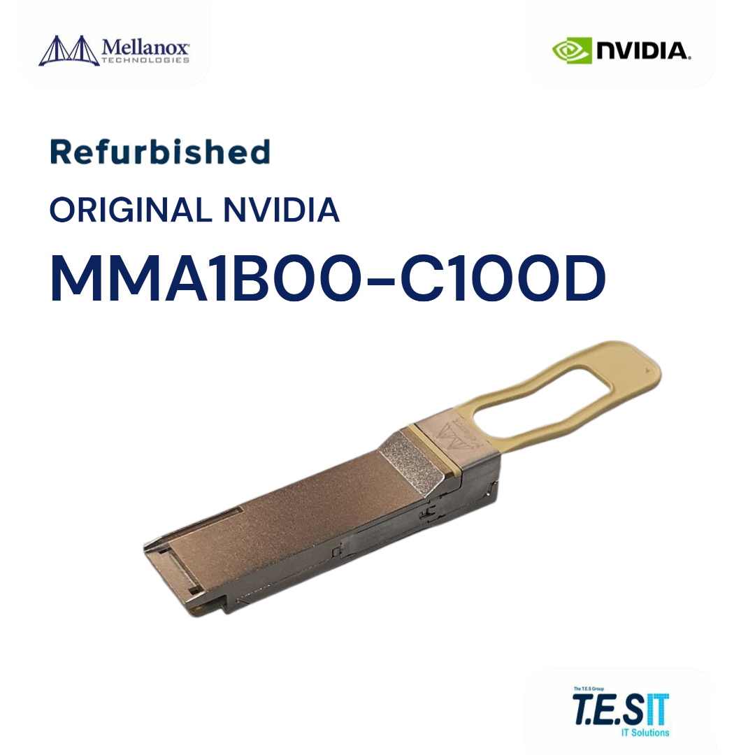 Mellanox 100GB/s QSFP28 MMA1B00-C100D Ricetrasmettitore Ottico MPO, 850nm, 100m, Enterprise - Foto 1