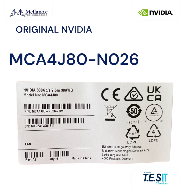 NVIDIA Mellanox® MCA4J80-N026