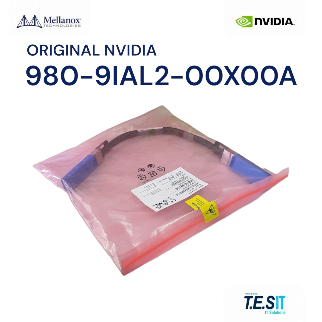 NVIDIA Mellanox® MCP4C10 980-9IAL2-00X00A 1600Gb/s OSFP 0.5m RHS to RHS