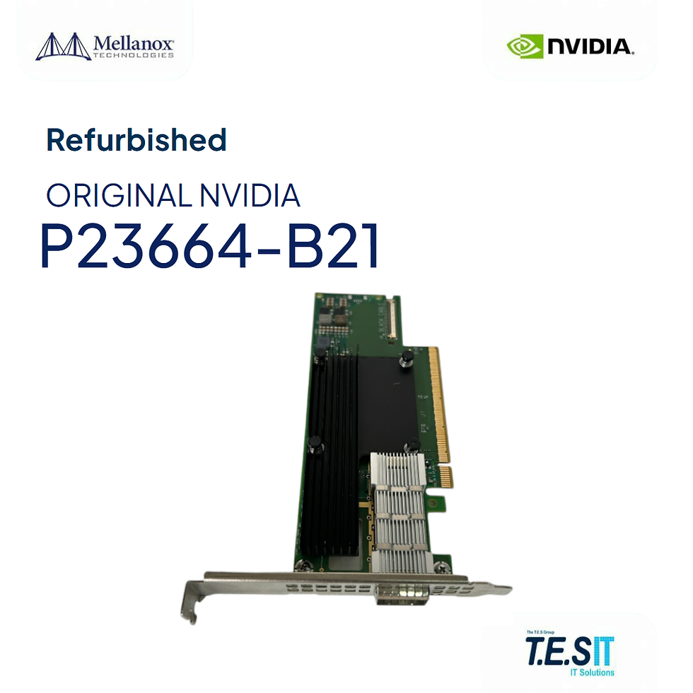 Thumbnail: HPE P23664-B21 InfiniBand HDR 200Gb 1-Port QSFP56 PCIe4 x16 MCX653105A-HDAT
