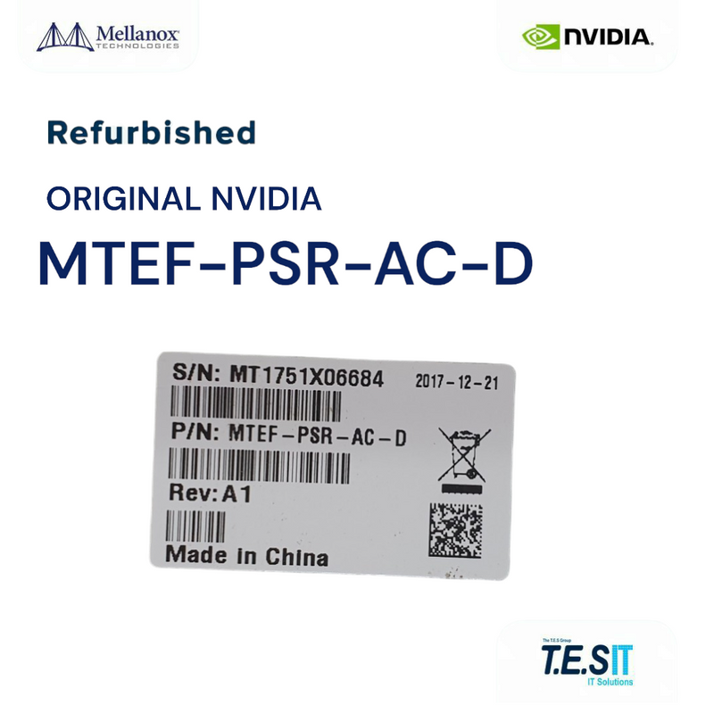 NVIDIA Mellanox® MTEF-PSR-AC-D