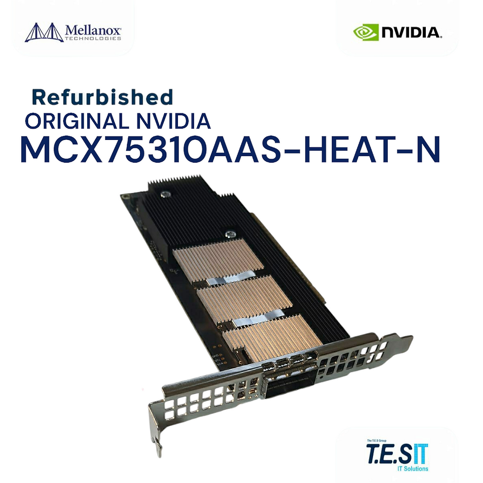 NVIDIA Mellanox® MCX75310AAS-HEAT ConnectX-7 200Gb/s VPI PCIe 5.0 x16 ...