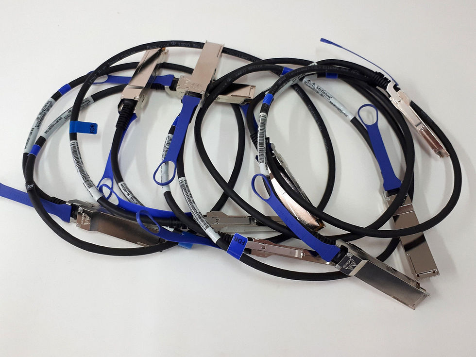 Thumbnail: NVIDIA Mellanox® MC2207130-001 QSFP DAC 1m FDR 56Gb/s VPI (Lot of 10)