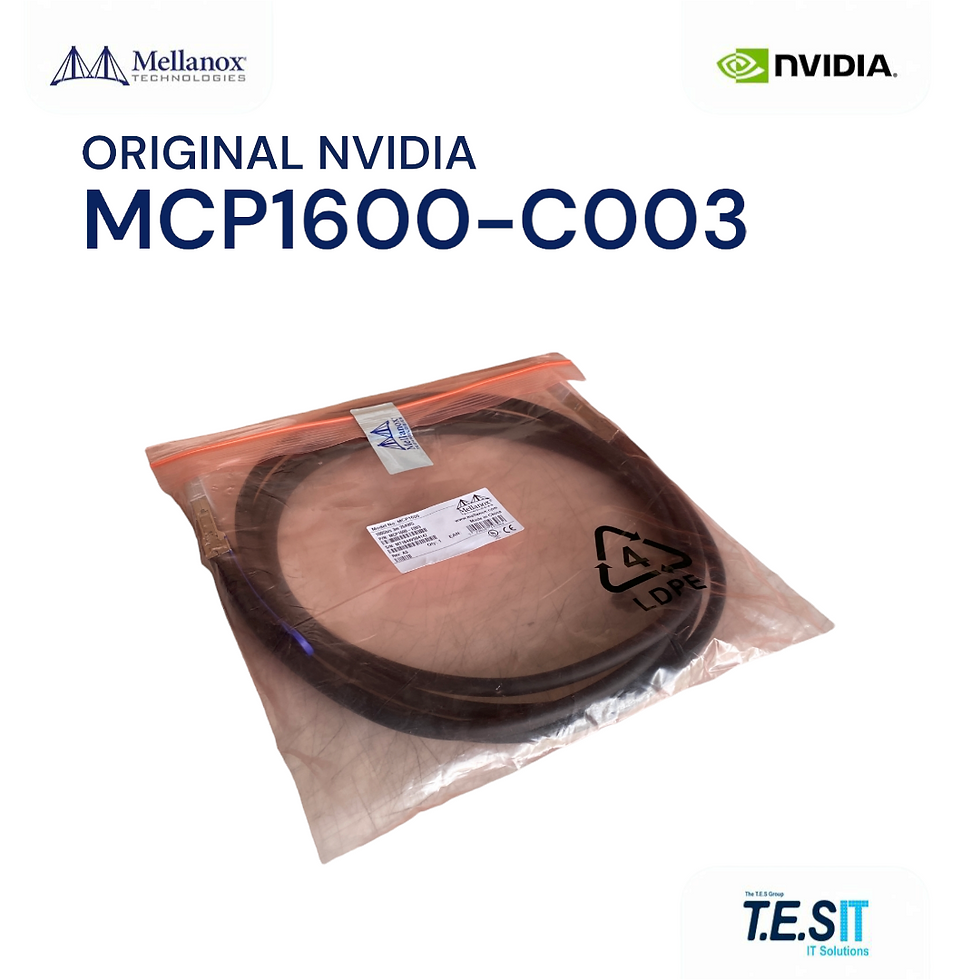 Thumbnail: NVIDIA Mellanox® MCP1600-C003 100GbE QSFP28 Passive Copper Cable 3m