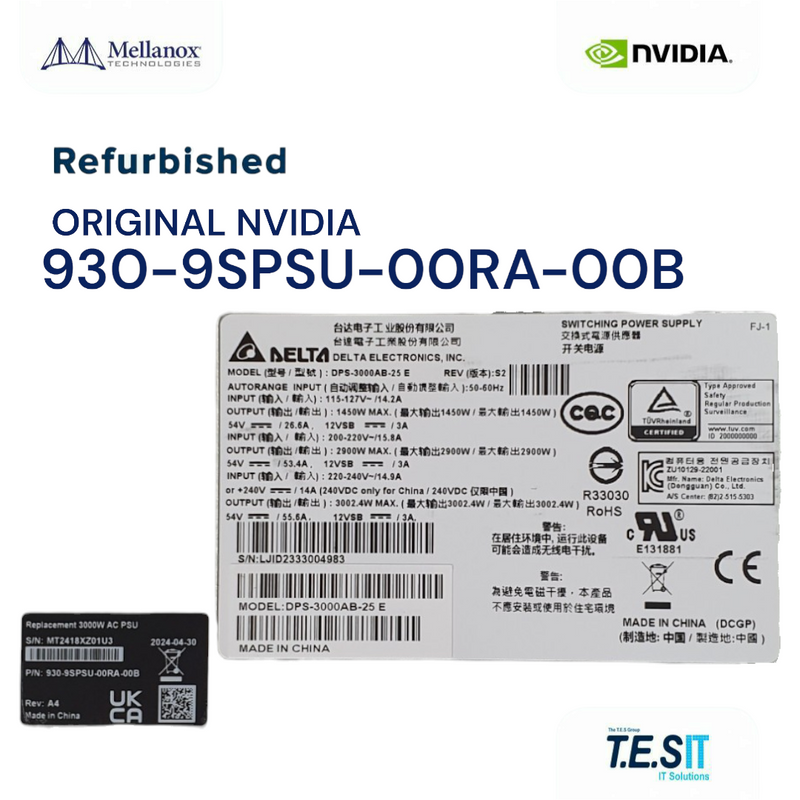 NVIDIA Mellanox® 930-9SPSU-00RA-00B
