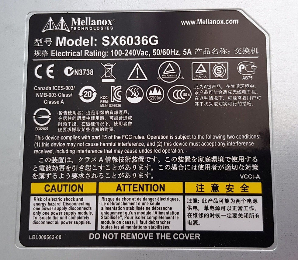 Thumbnail: NVIDIA Mellanox MSX6036G-2SFS Switch SwitchX-2 36-Port QSFP+ IB-to-40GbE Gateway