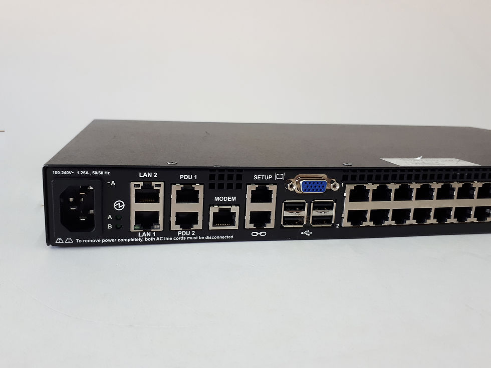 Thumbnail: IBM 1754-HC2 Global 4x2x32 KVM Console Manager 46M5375 — 32-Port