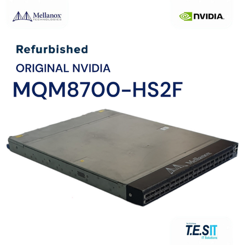 NVIDIA Mellanox® MQM8700-HS2F Quantum HDR 200Gb/s Switch 40-Port QSFP56 ...