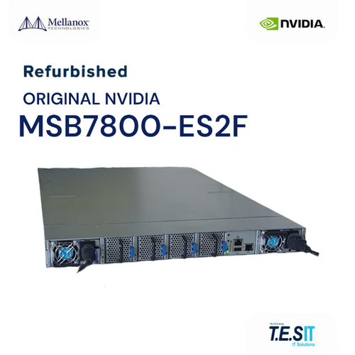 NVIDIA Mellanox® MSB7800-ES2F 100Gb/s InfiniBand 1U Switch