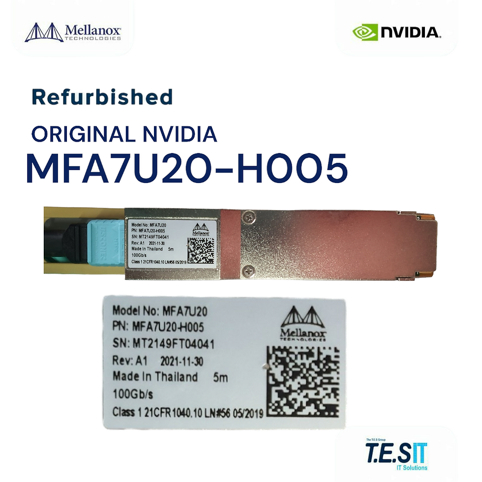 Thumbnail: NVIDIA Mellanox® MFA7U20-H005 OSFP 400G to 4x QSFP56 HDR100 AOC 5m