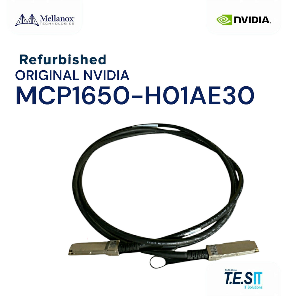 Thumbnail: NVIDIA Mellanox® MCP1650-H01AE30 QSFP56 1.5m copper HDR up to 200Gb/s 30AWG