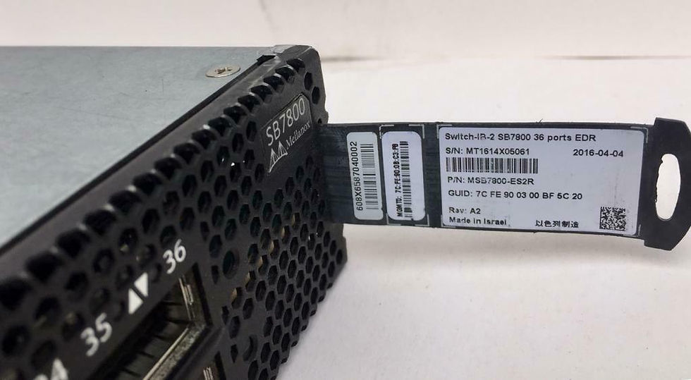 Thumbnail: NVIDIA Mellanox® MSB7800-ES2R EDR 100Gb/s 36-Port QSFP28 Managed IB Switch