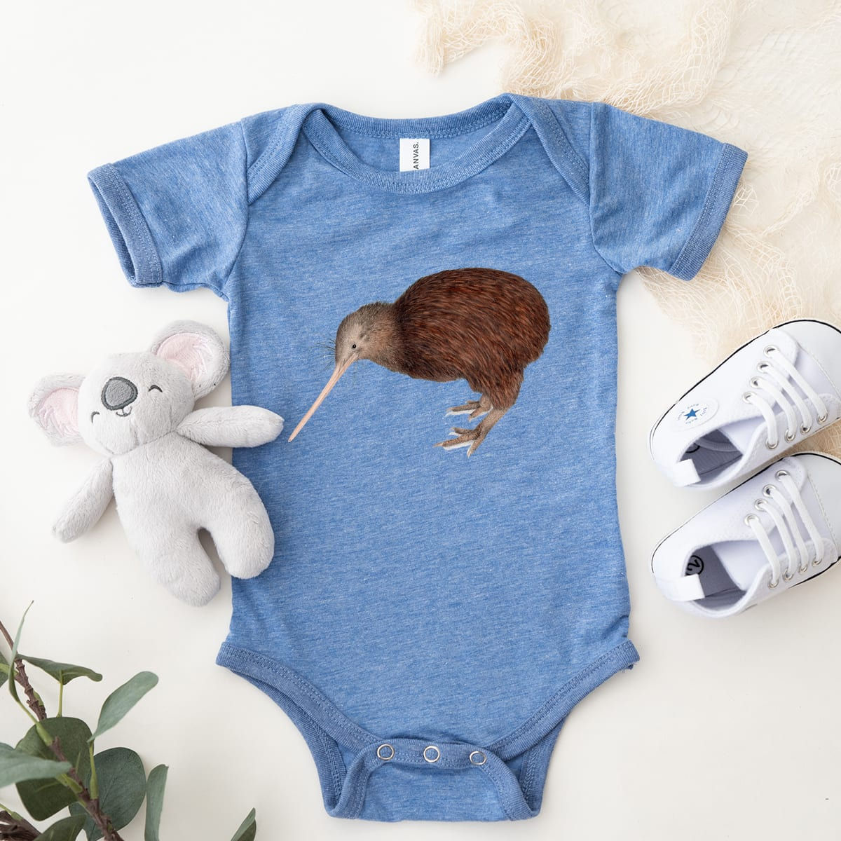 North Island Brown Kiwi - Baby One Piece