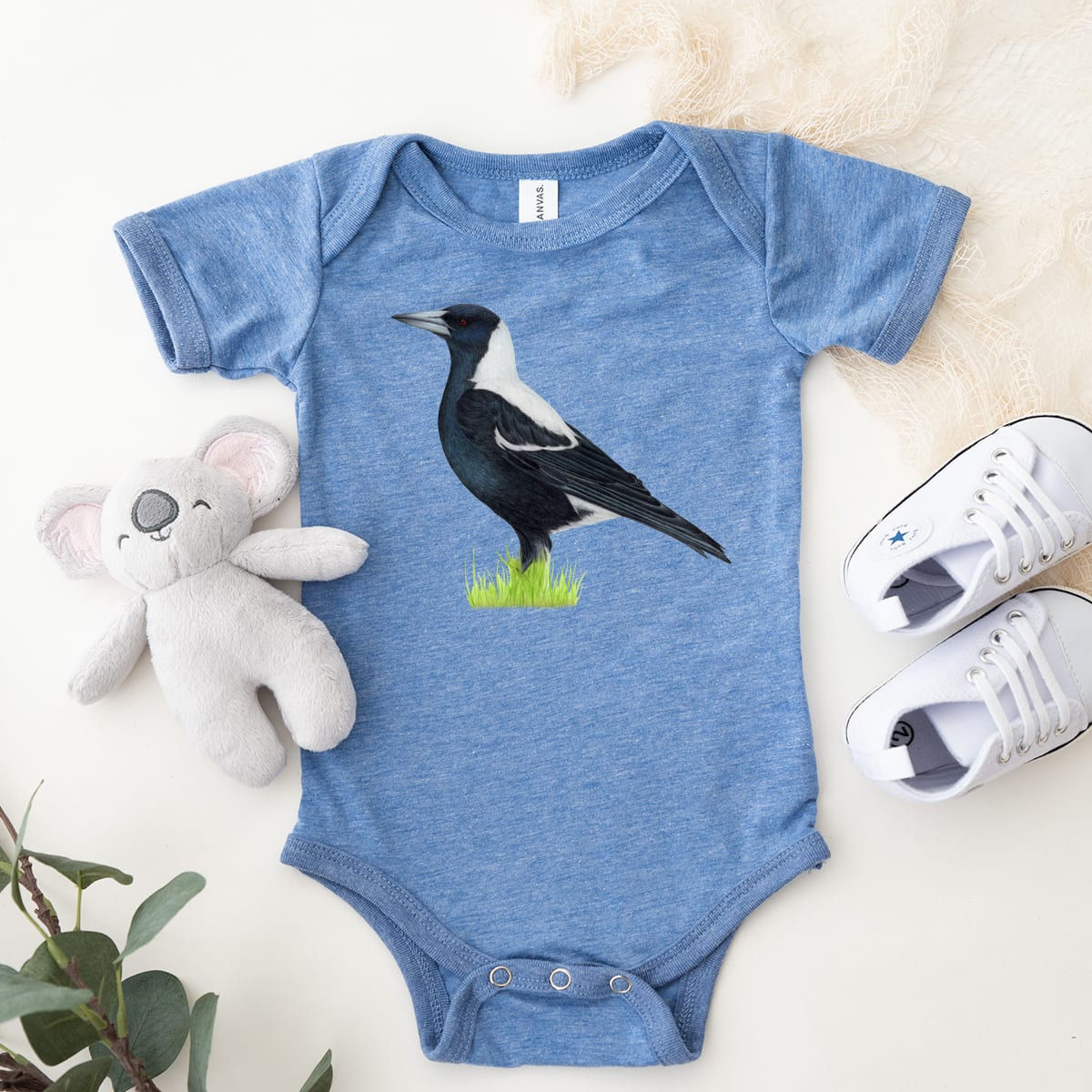 Australian Magpie - Baby One Piece