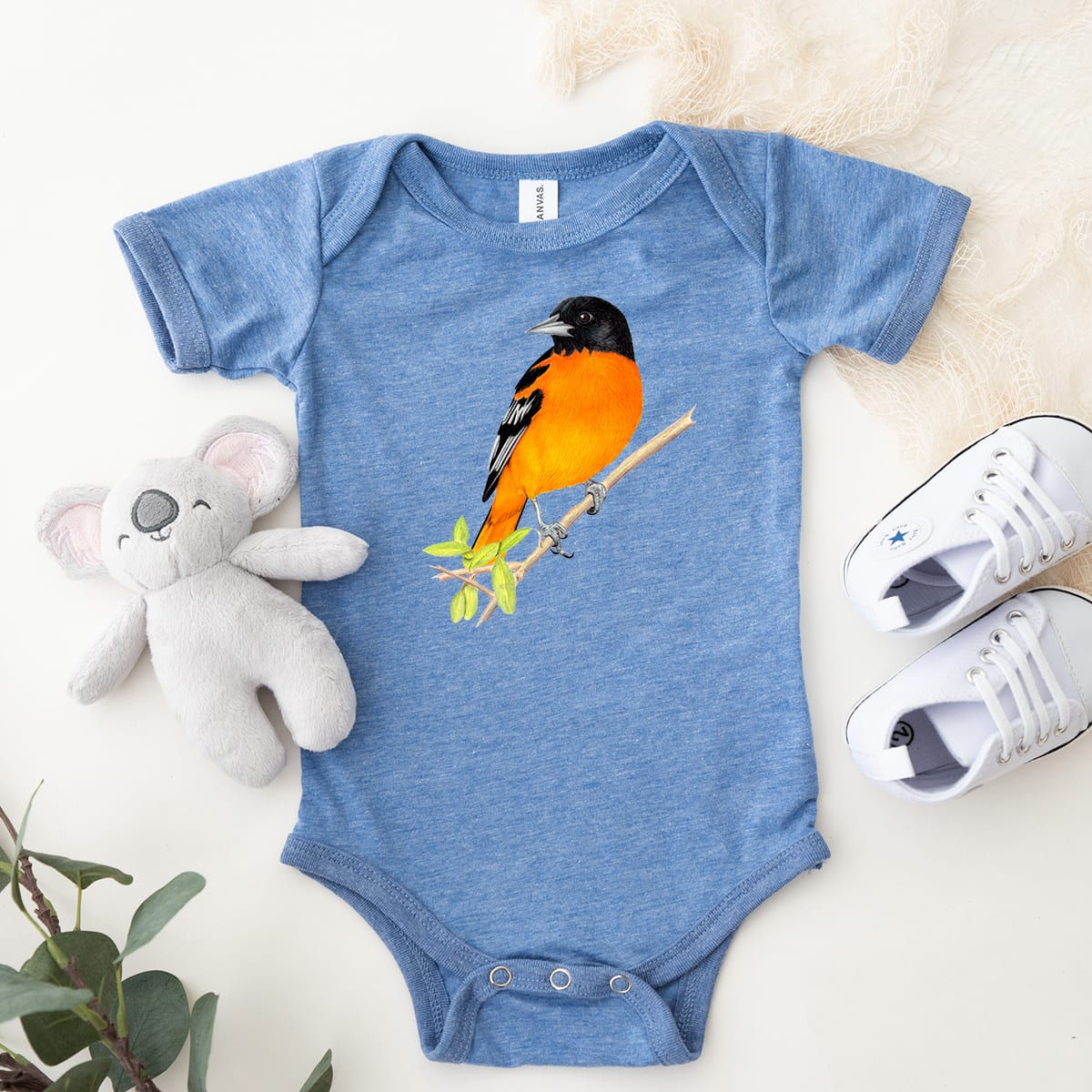 Baltimore Oriole - Baby One Piece