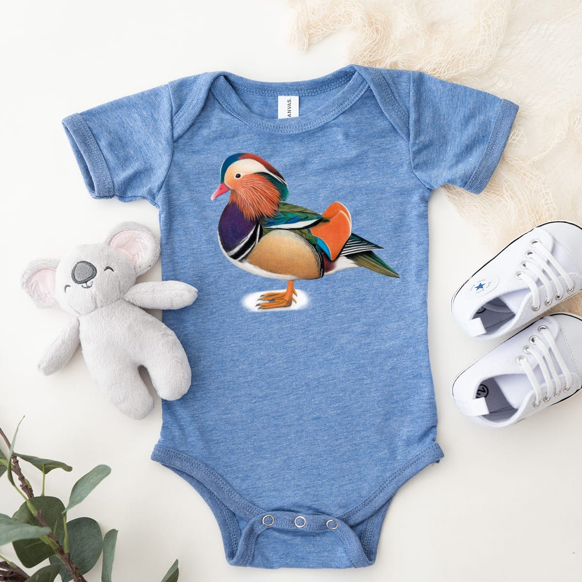 Mandarin Duck - Baby One Piece