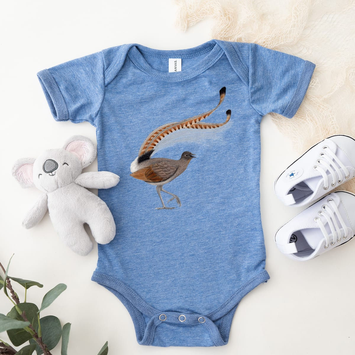 Superb Lyrebird - Baby One Piece