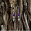 Thumbnail: Silver Amethyst & Flourite Buddha Earring