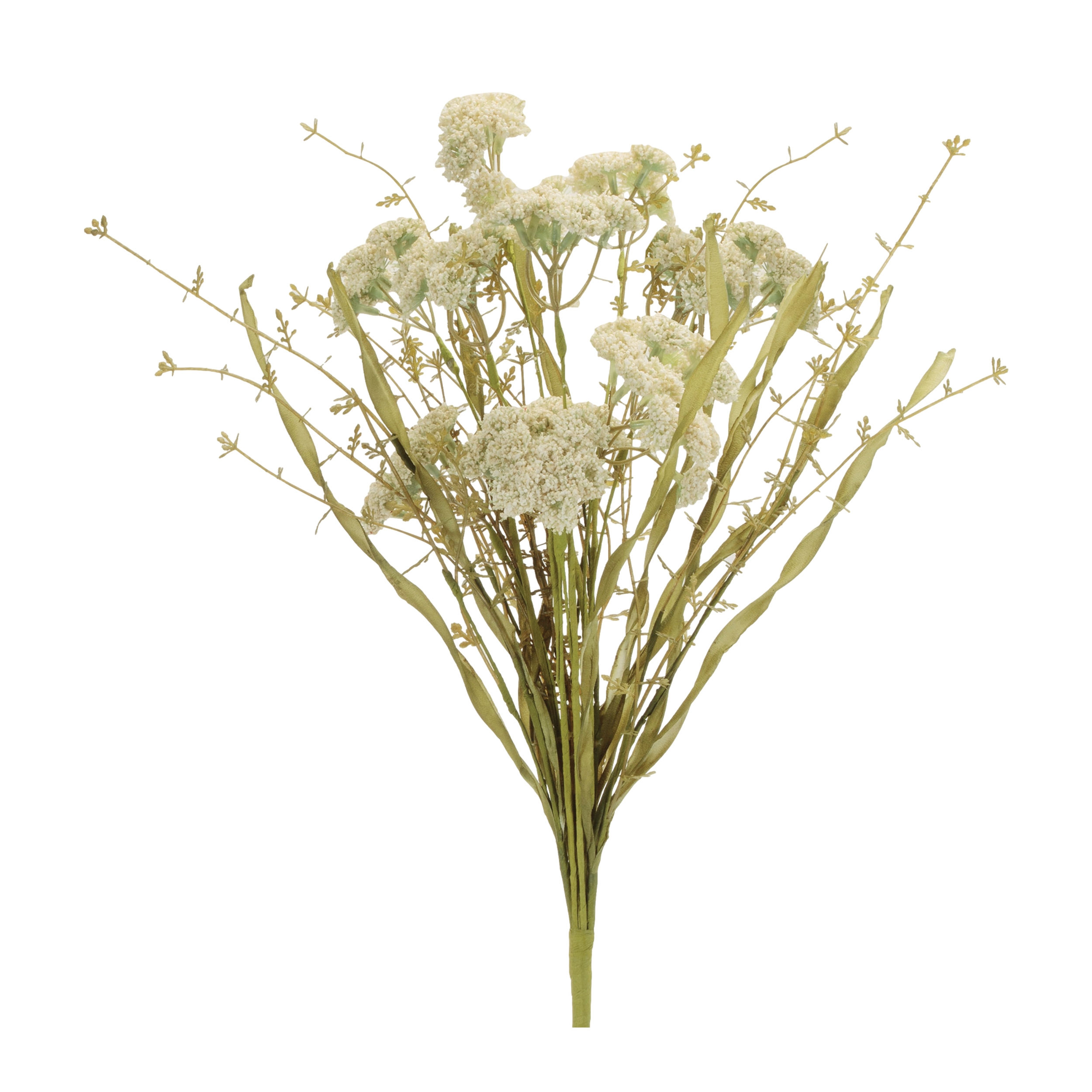 Ivory Heather Floral Bush (Set of 2)