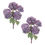 Thumbnail: Purple Hydrangea Floral Spray (Set of 2)