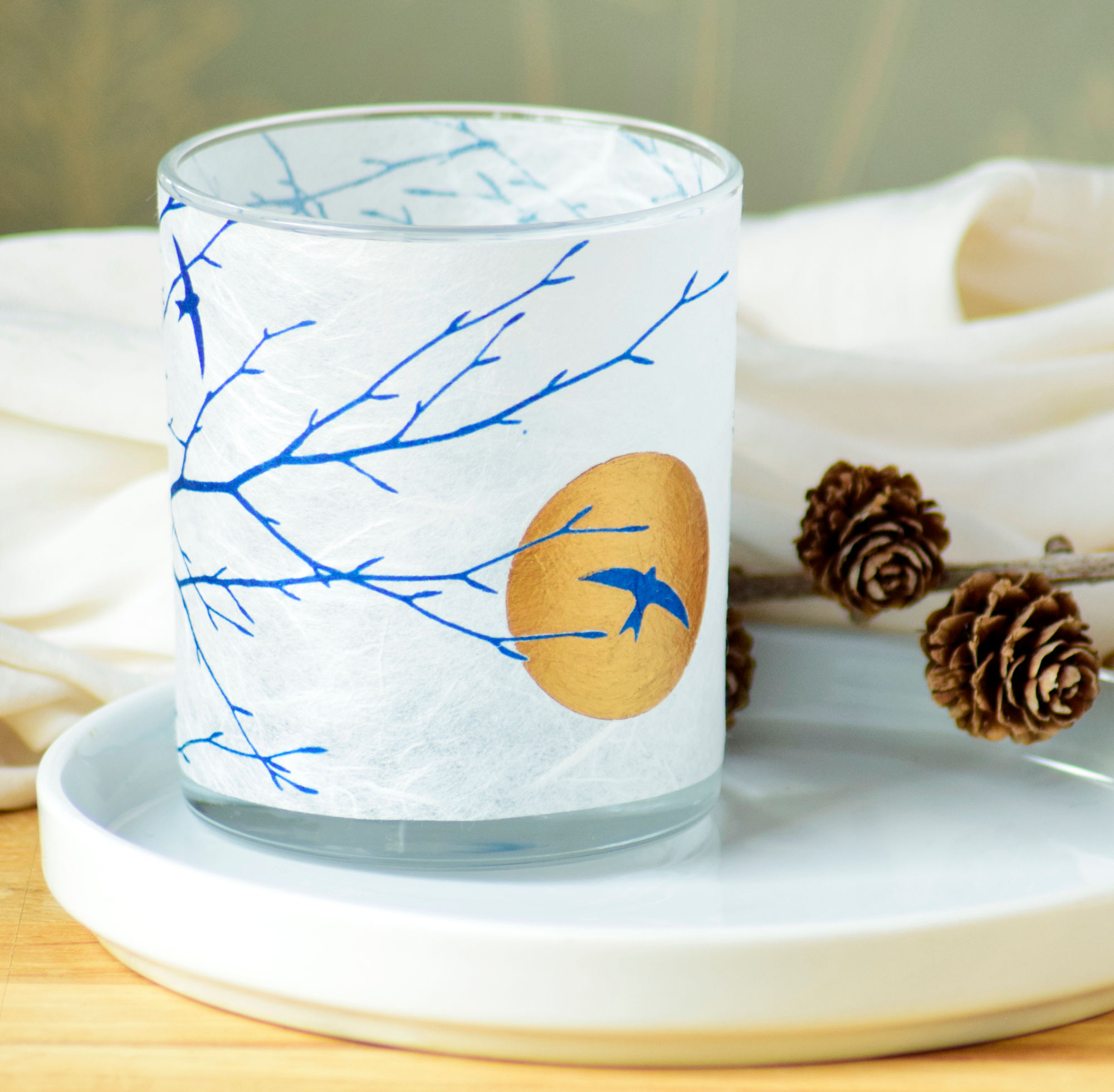 Gold Collection Swifts Cyanotype candle holder Super Seconds 2026