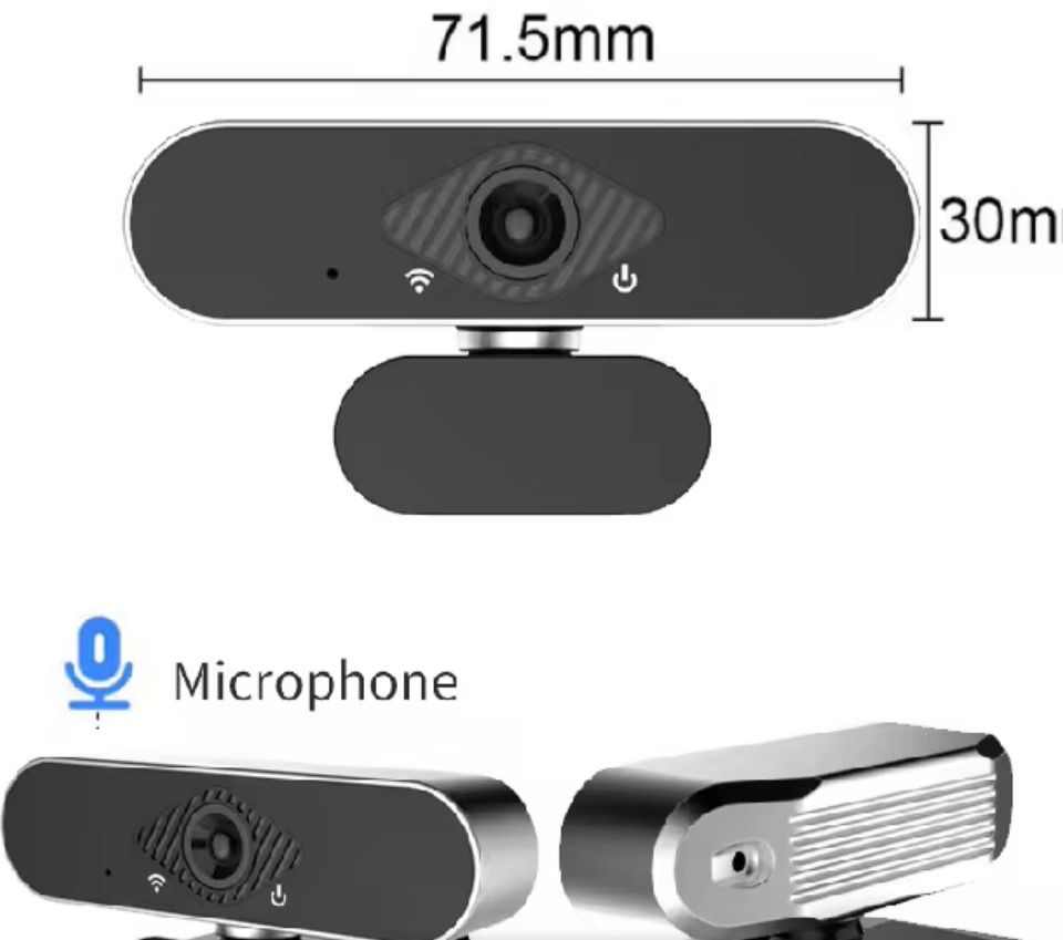 Thumbnail: Full HD 1080p Webcam with Microphone Plug &amp; Play