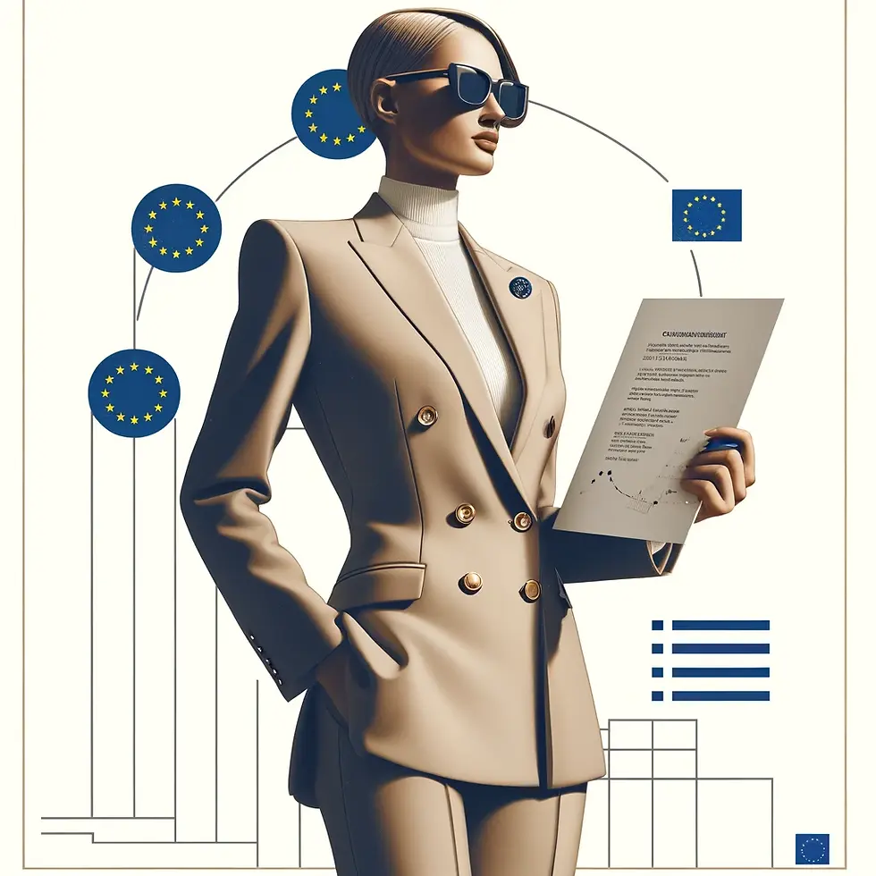 Representación del Parlamento Europeo destacando la aprobación de la nueva ley de cadena de suministro, que exige a las grandes empresas prevenir y remediar abusos de derechos humanos y medioambientales en sus cadenas de suministro globales.