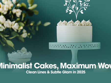 Minimalist Cakes, Maximum Wow: Clean Lines & Subtle Glam in 2025