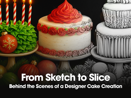 From Sketch to Slice: Behind the Scenes of a Designer Cake Creation