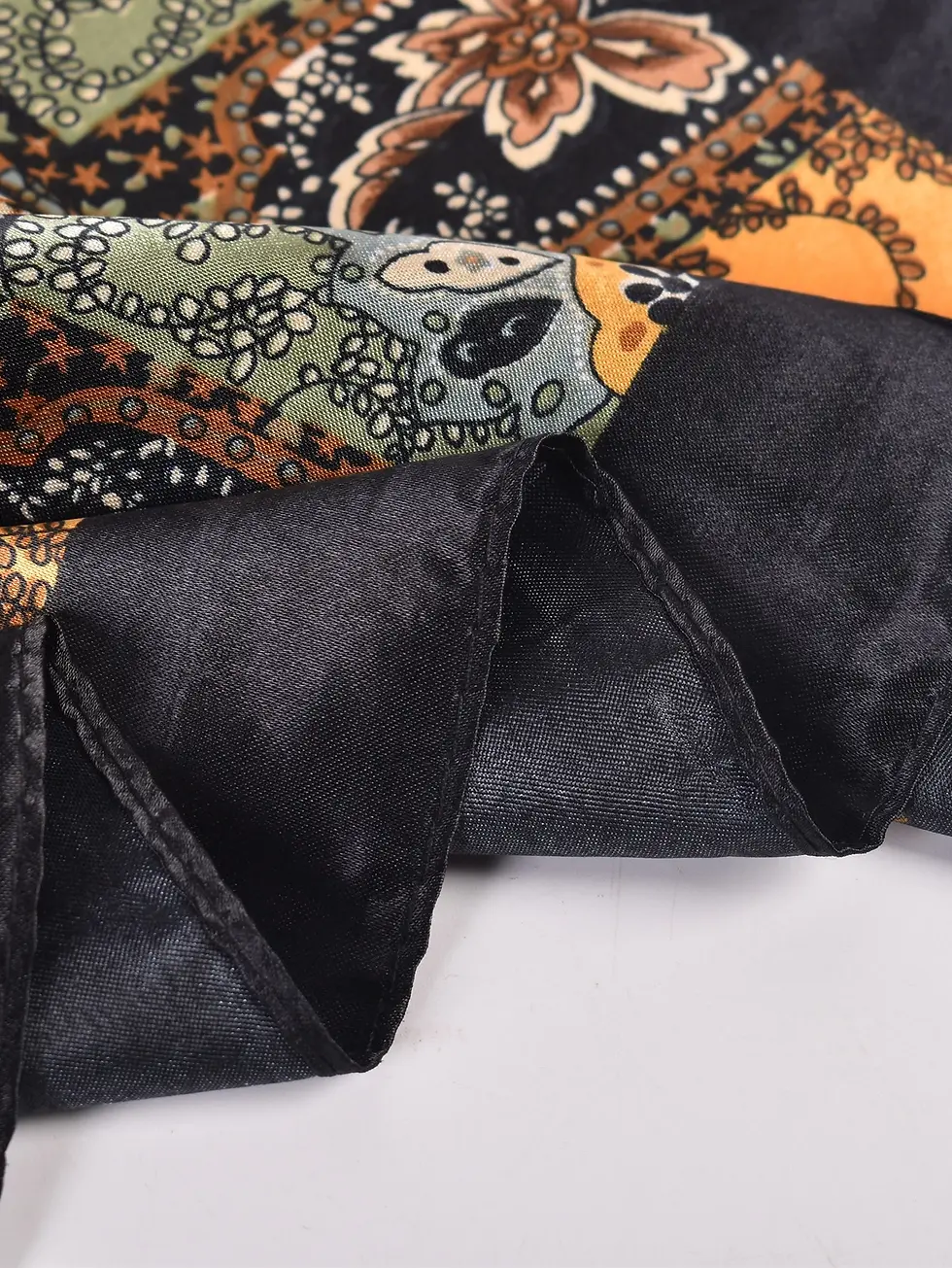 Miniatura: 1 Pañuelo / Bandana con estampado de cachemira y patrón de paisley para mujeres