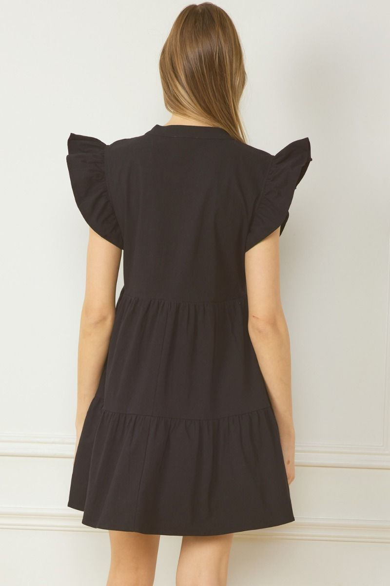 Thumbnail: Black Tiered Dress