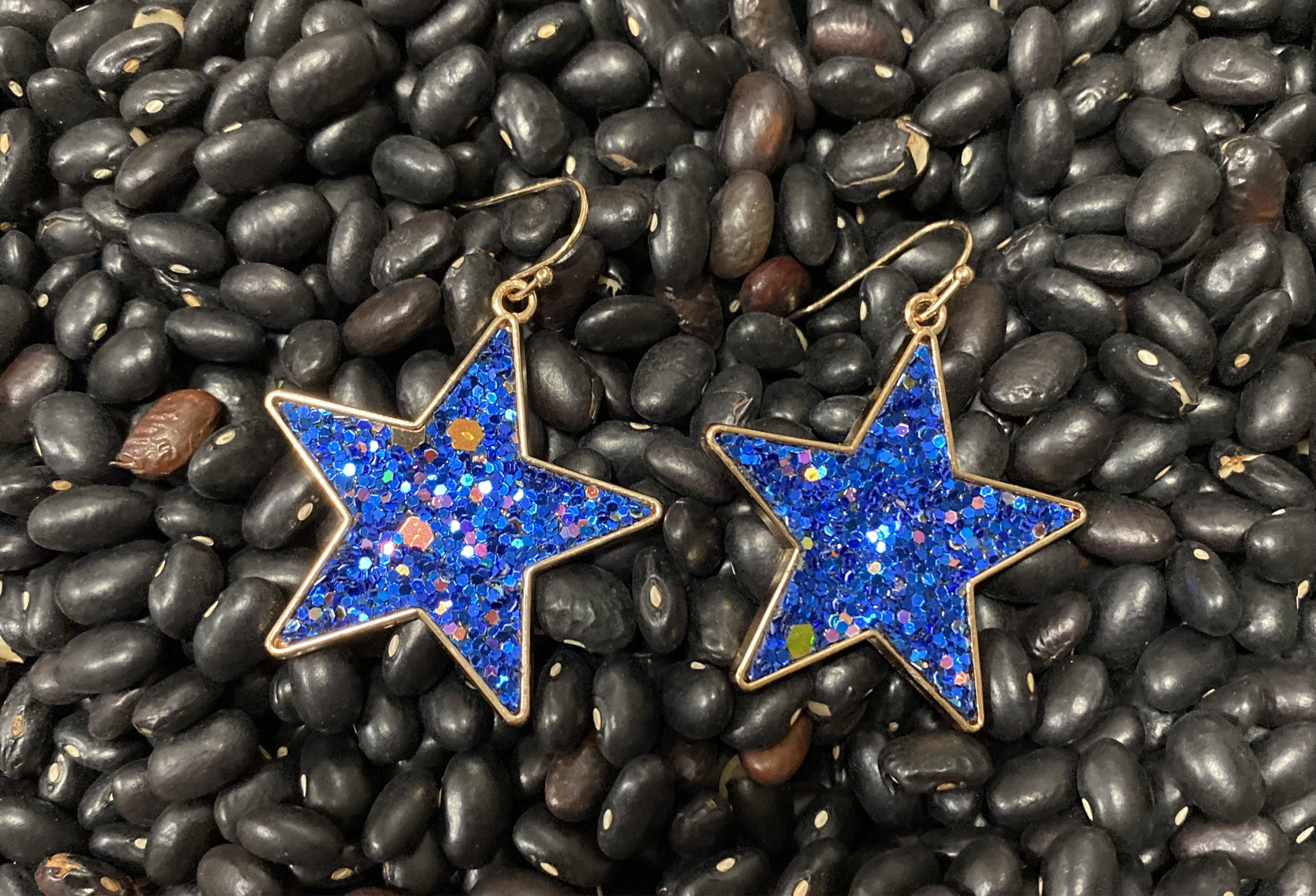 Blue Star Earring