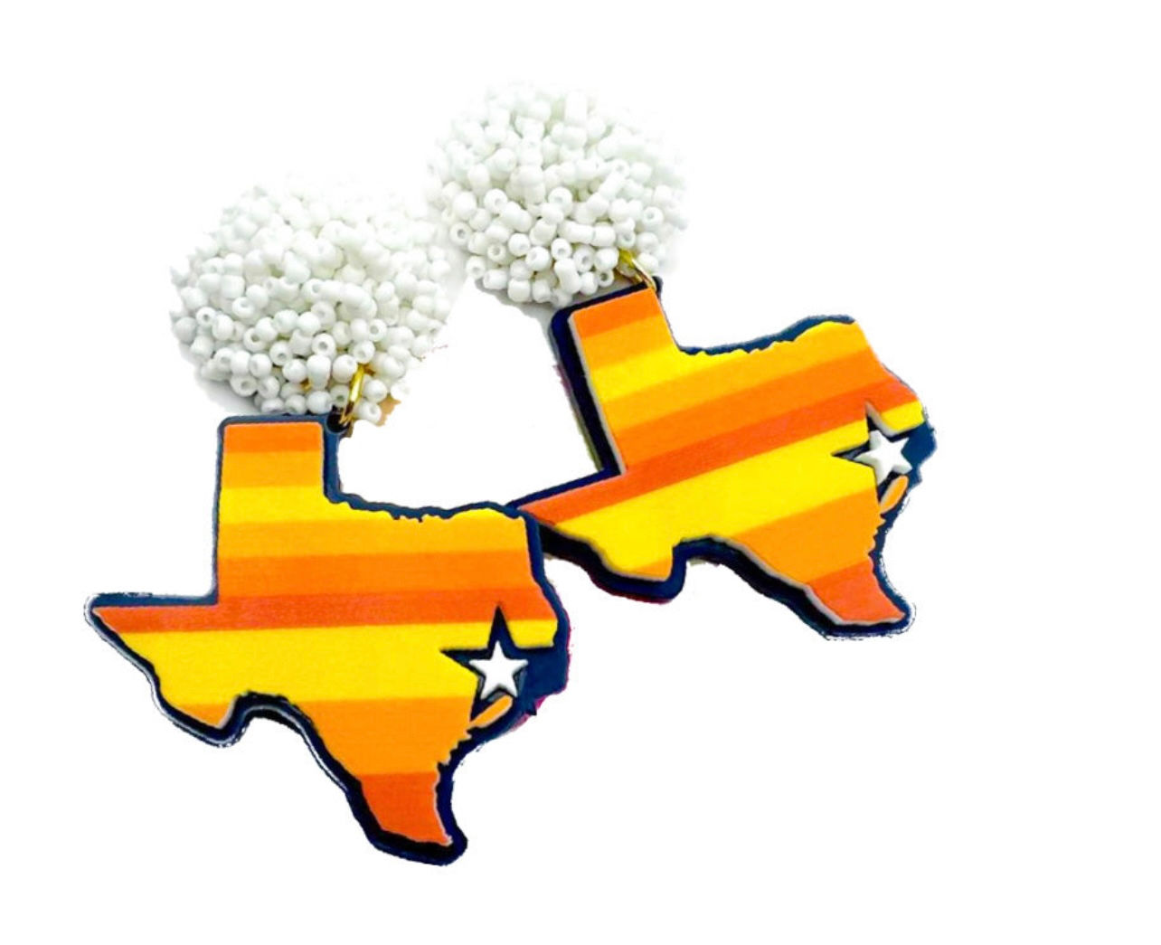 Texas Earrings Astros