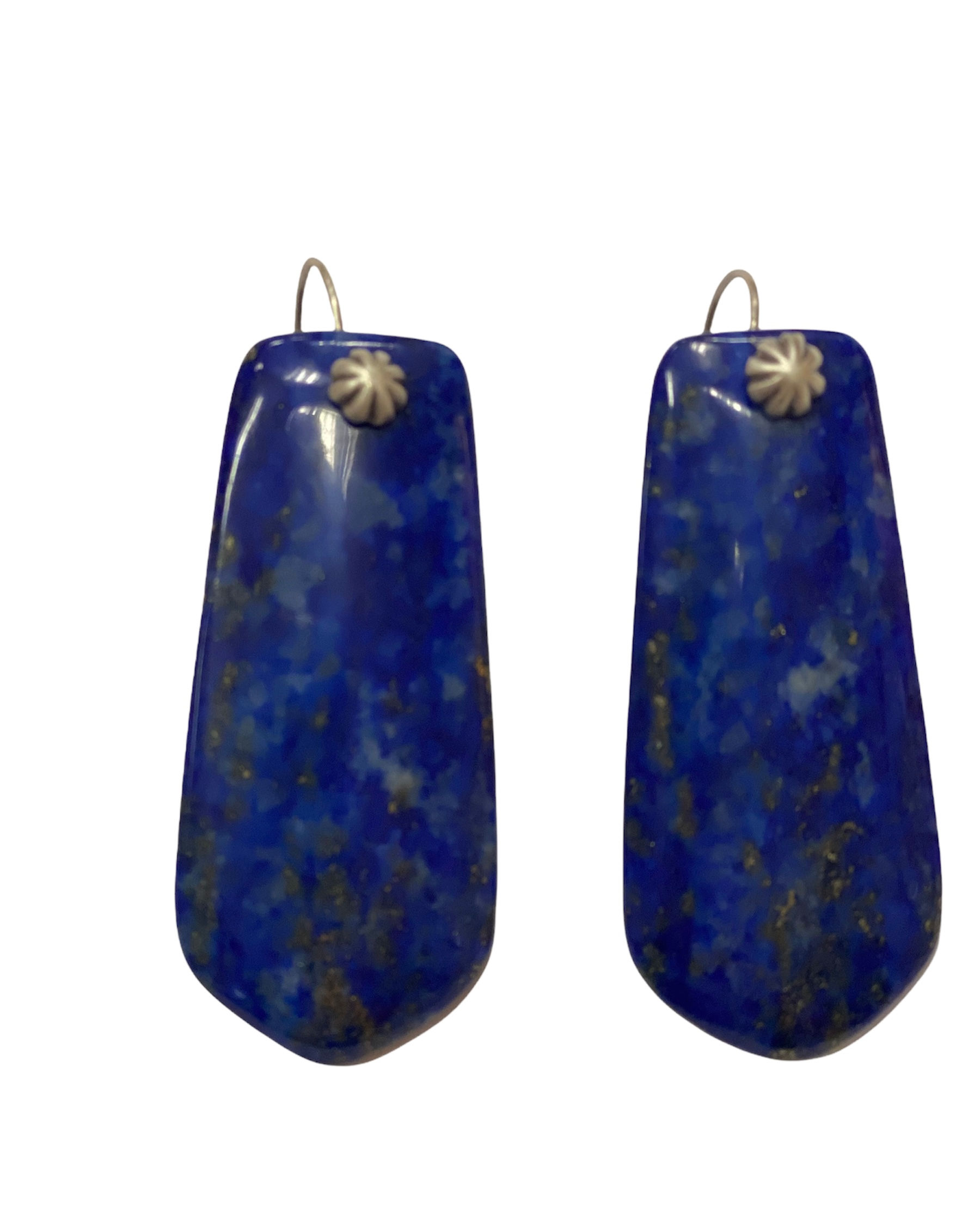 Lapis Slab Earring