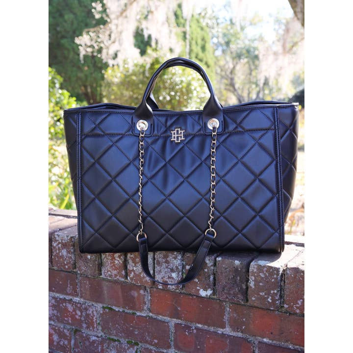 Black Quilted Handbag