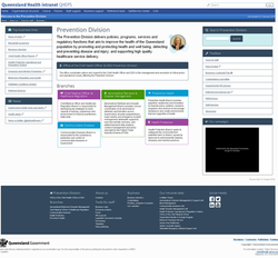 Prevention Division homepage