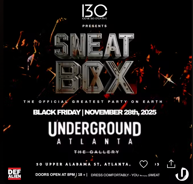 SWEATBOXX: Black Friday