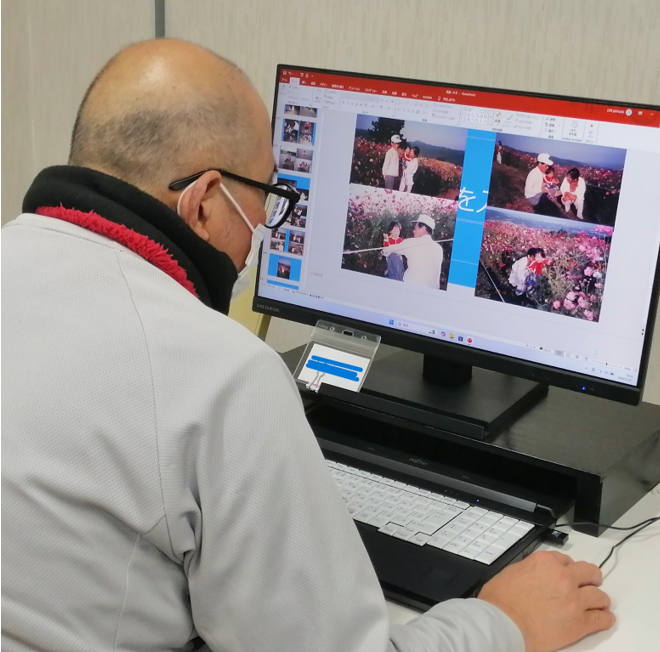 パソコン村 諫早教室 自分史を作成中です