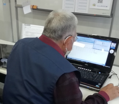 パソコン村 諫早教室 最年長の生徒さんです。