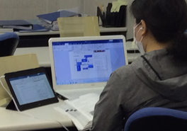 パソコン村　諫早教室　地図作成　特訓中です。