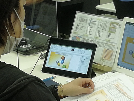 パソコン村 諫早教室 初!バブルチャートです