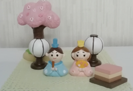 パソコン村 諫早教室 雛飾りをいただきました