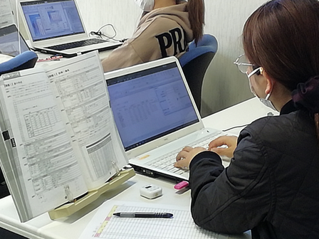 パソコン村 諫早教室 目標!表計算3級資格取得!!