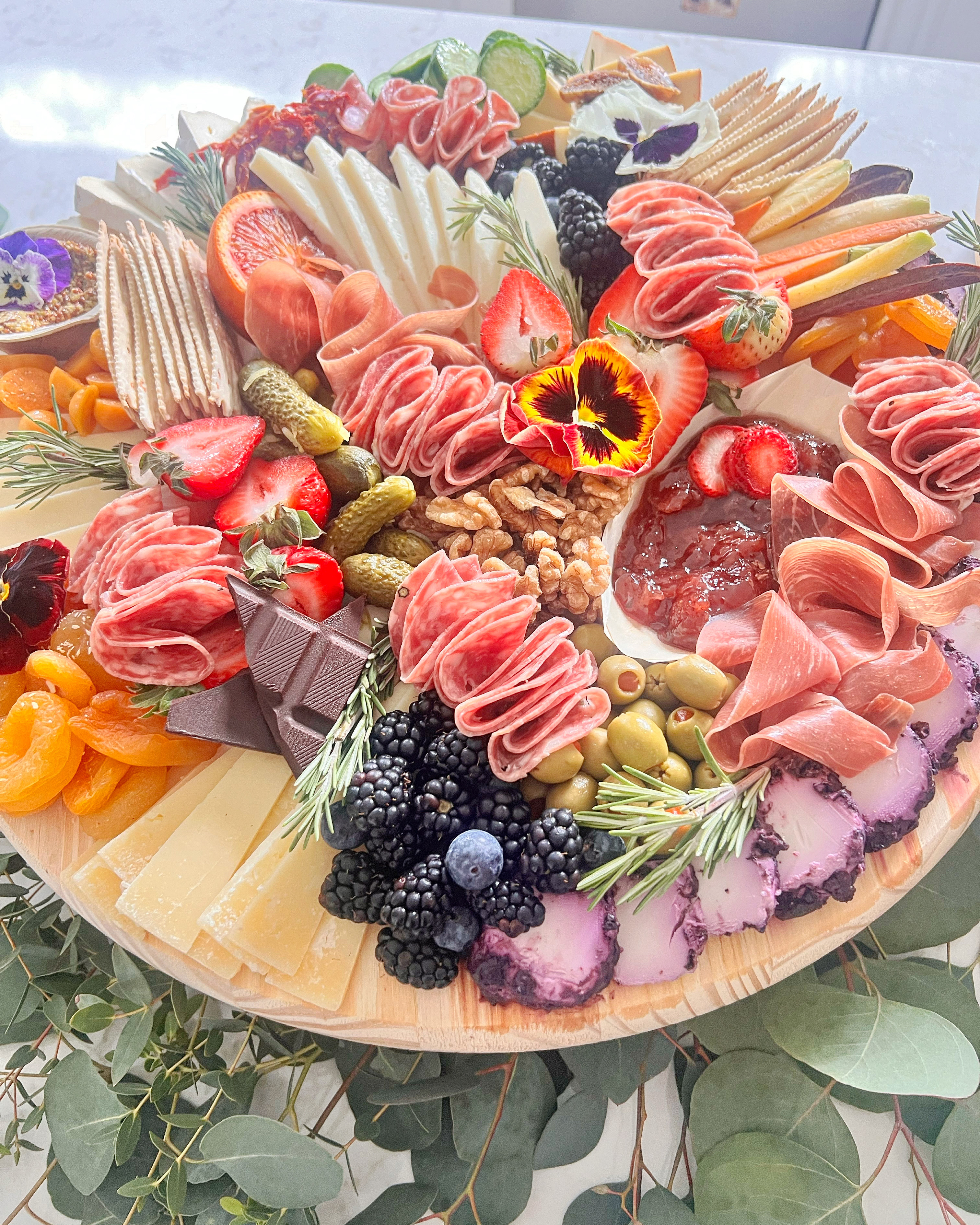 Arranged Food and Objects