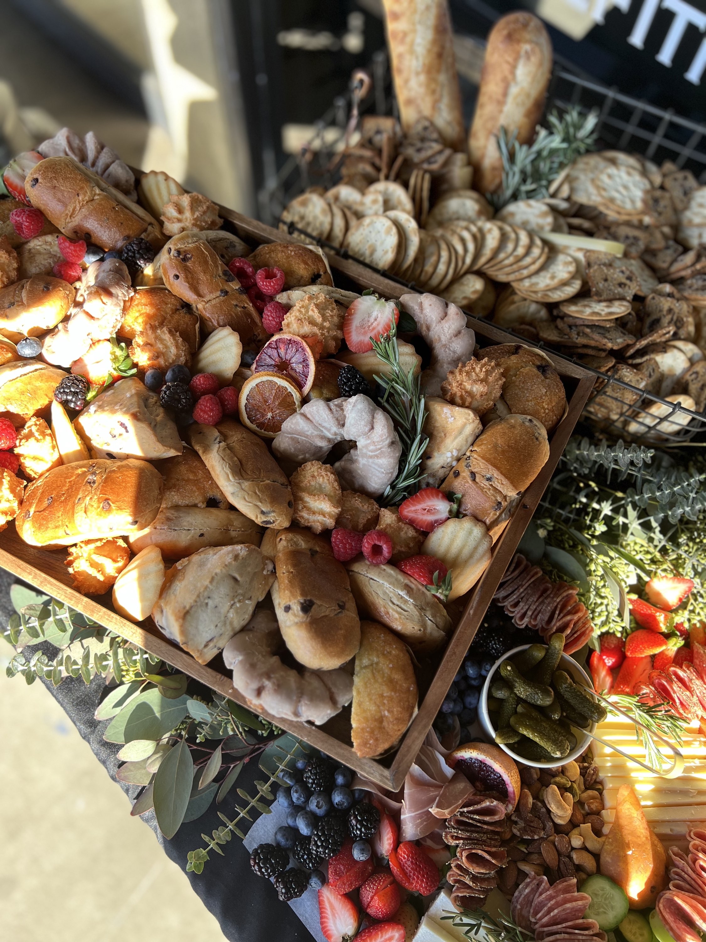 Arranged Food and Objects