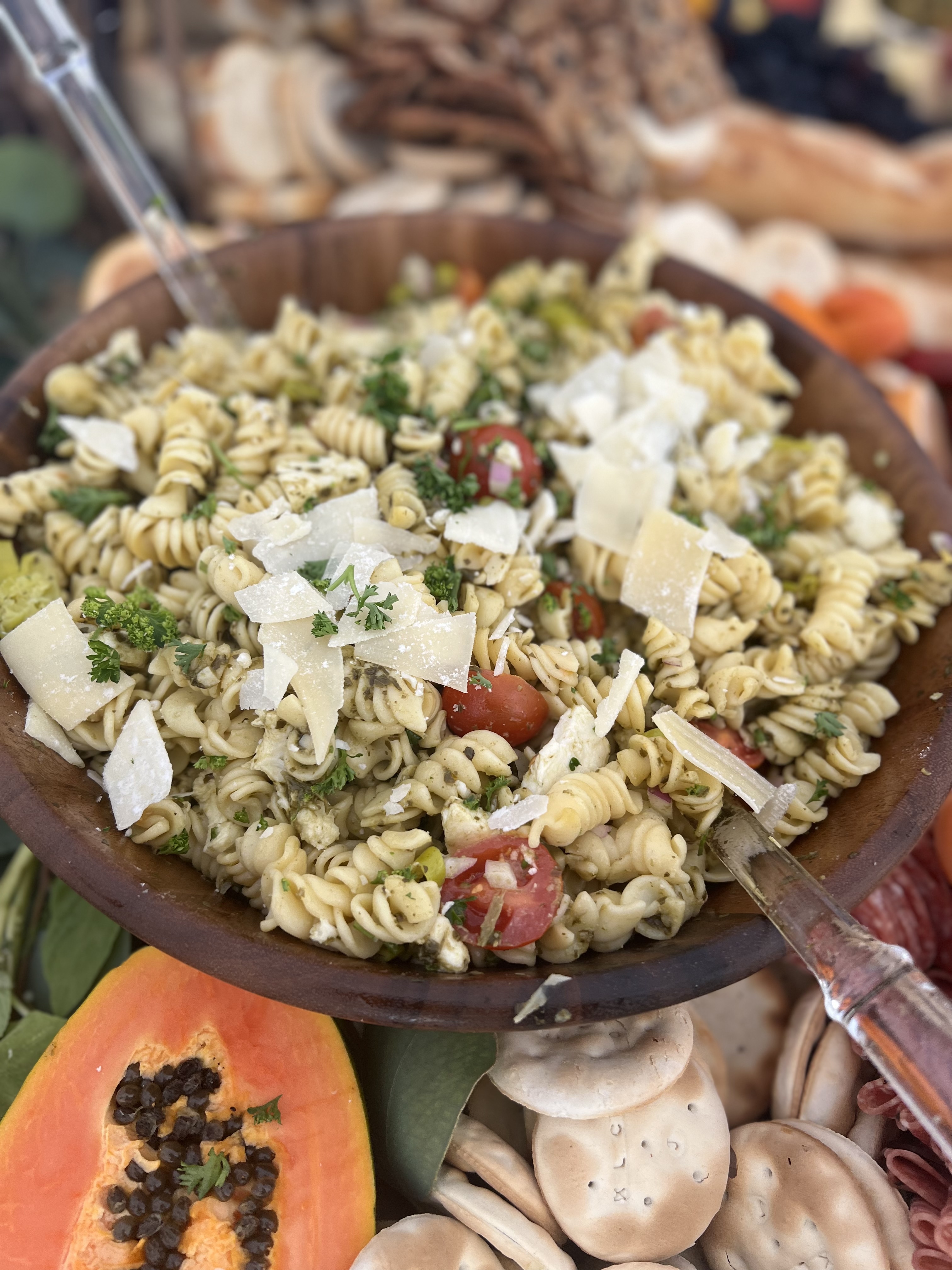 Arranged Food and Objects